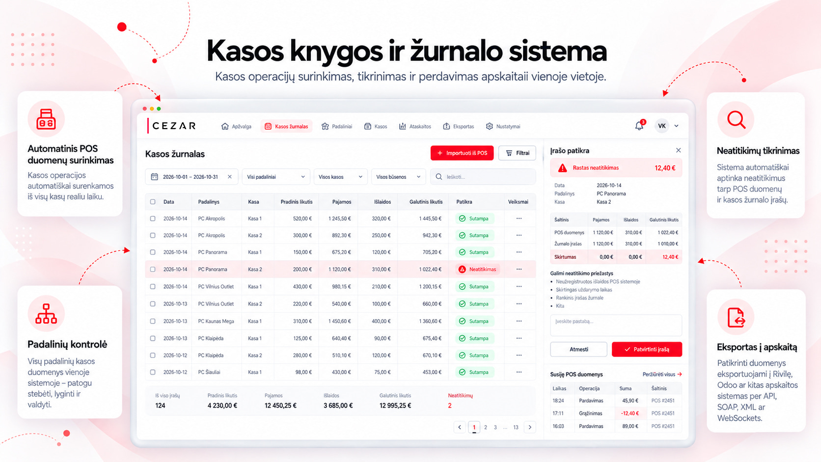 Kasos knygos, žurnalo sistemos programavimas