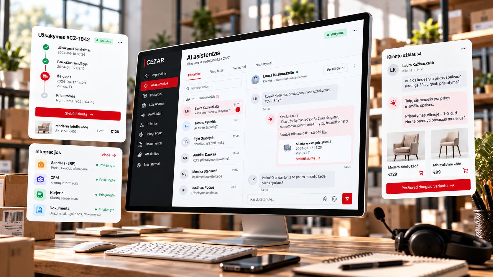 AI asistentų kūrimas (virtualus AI asistentas, chatbot)